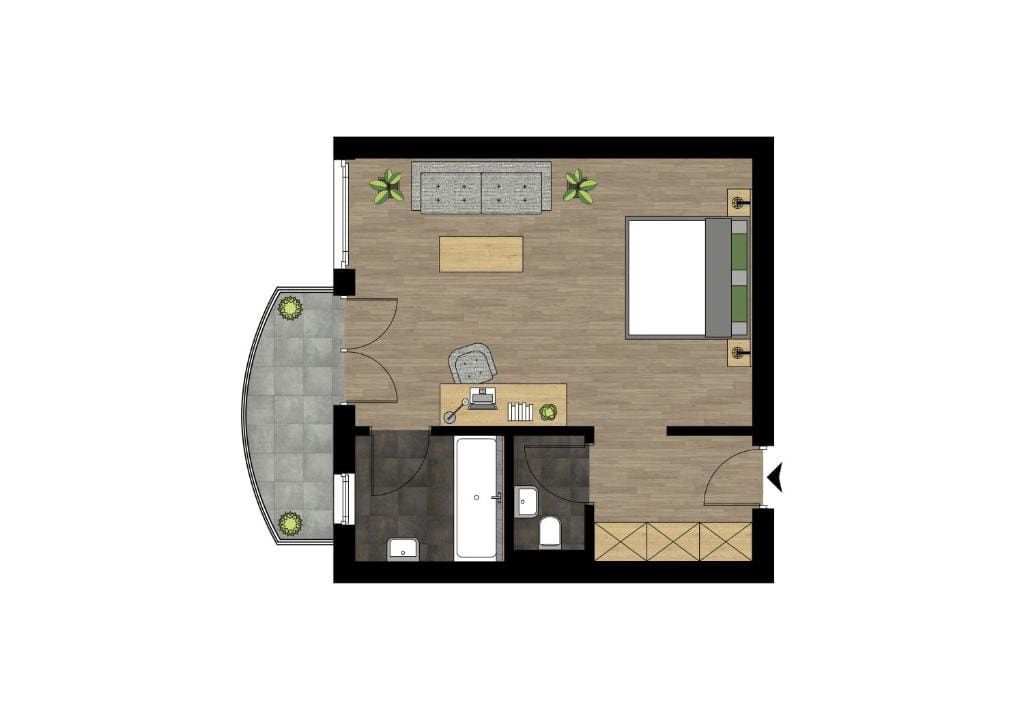 Double Room with Mountain View room - Image 1