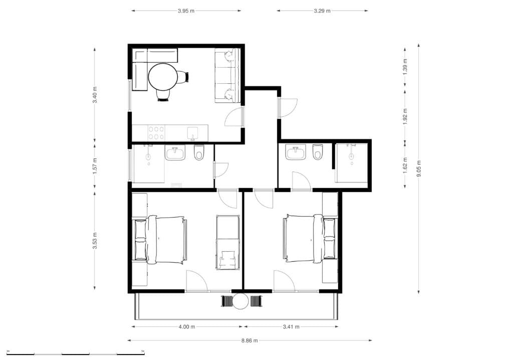 Two-Bedroom Apartment with Balcony room - Image 3