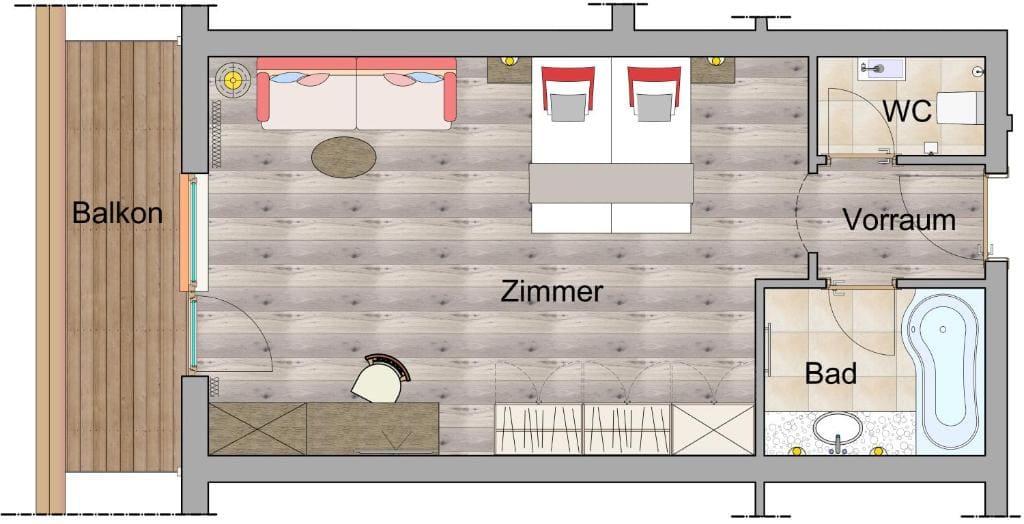 Panoramic Double Room room - Image 1
