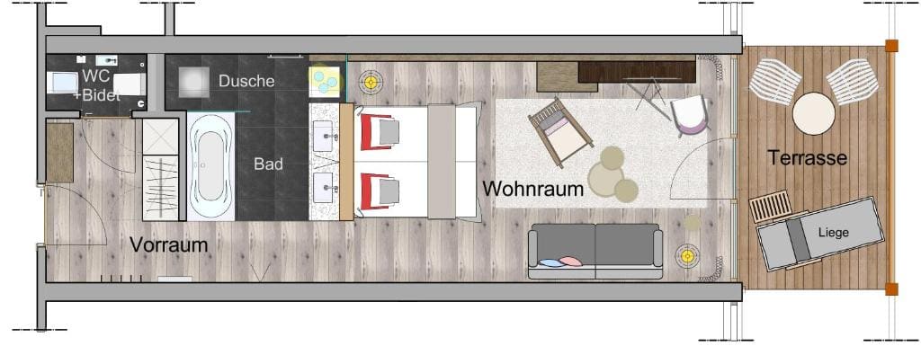 Superior Room 2 with Terrace room - Image 1