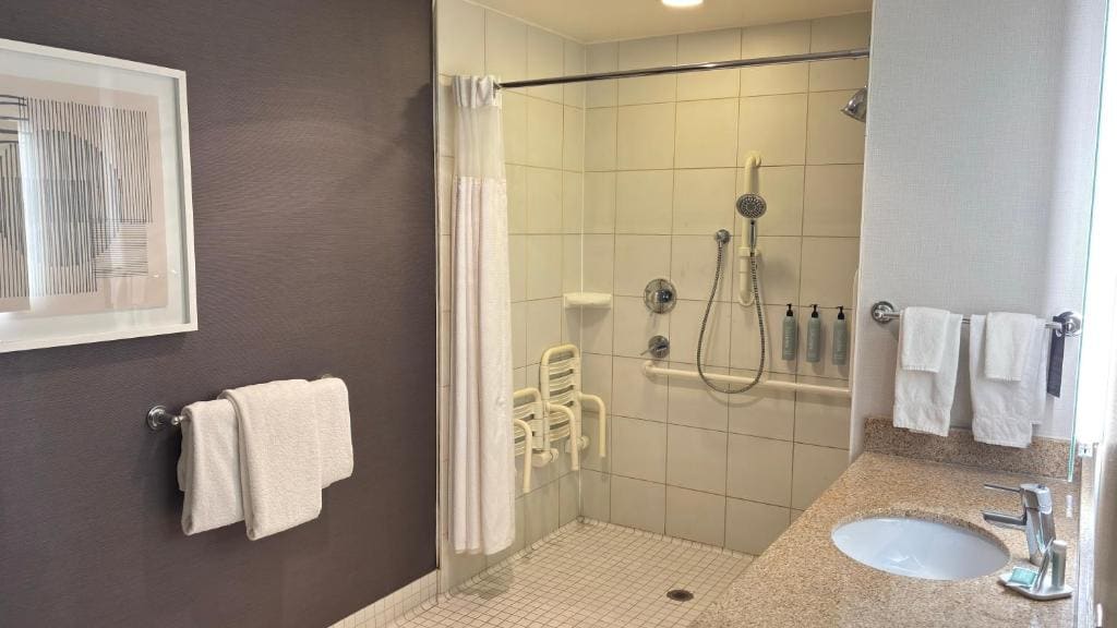 King Room with Roll-In Shower - Mobility Access/Hearing Accessible room - Image 1
