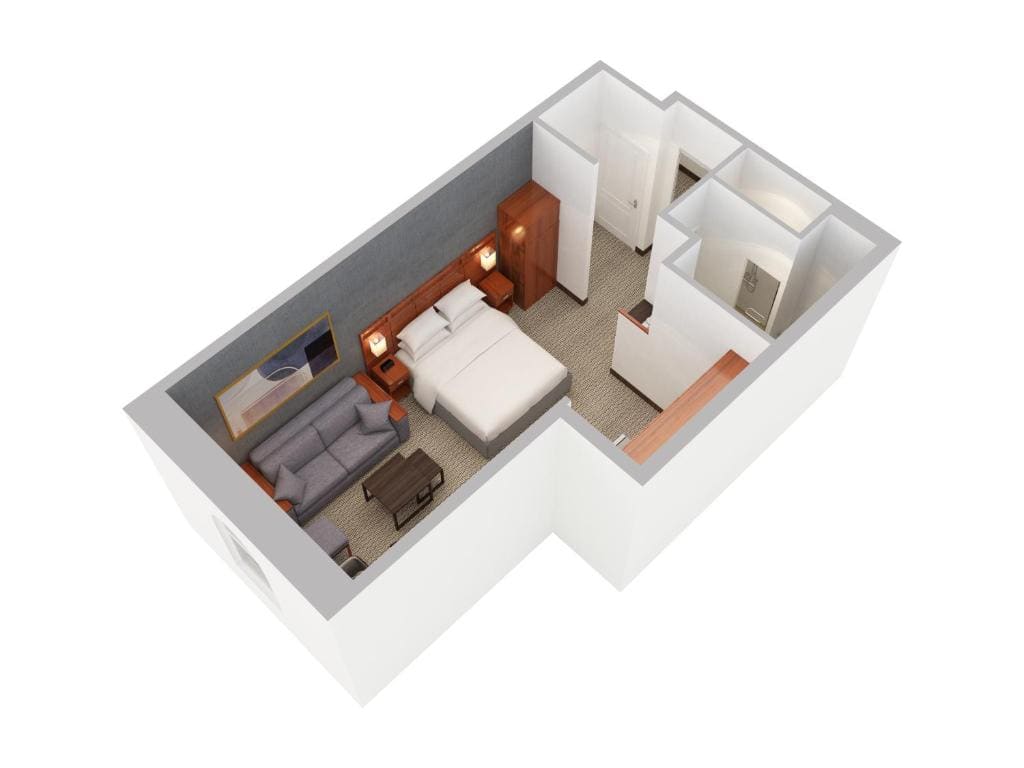 Junior King Suite with Kitchenette and Sofa Bed room - Image 2
