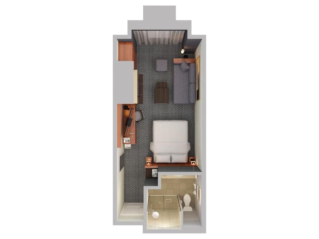 King Studio with Fireplace and Sofa Bed room - Image 2