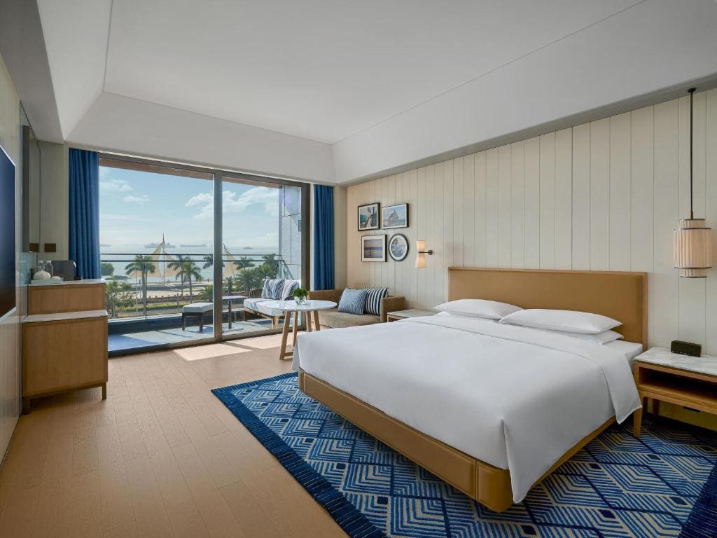 Premium Room with One King Bed, Balcony and Sea View room - Image 1