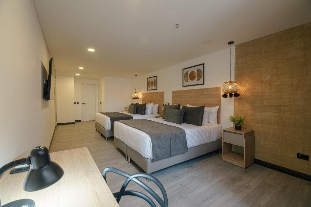 Superior Double Room with Two Double Beds room - Image 1