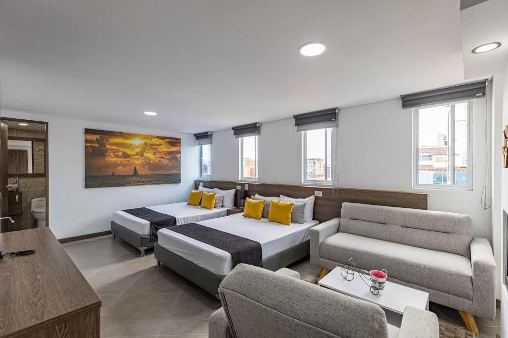 Superior Double Room with Two Double Beds room - Image 3