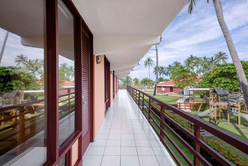 Double Room with Two Double Beds, Balcony and Garden View - Non-Smoking room - Image 1