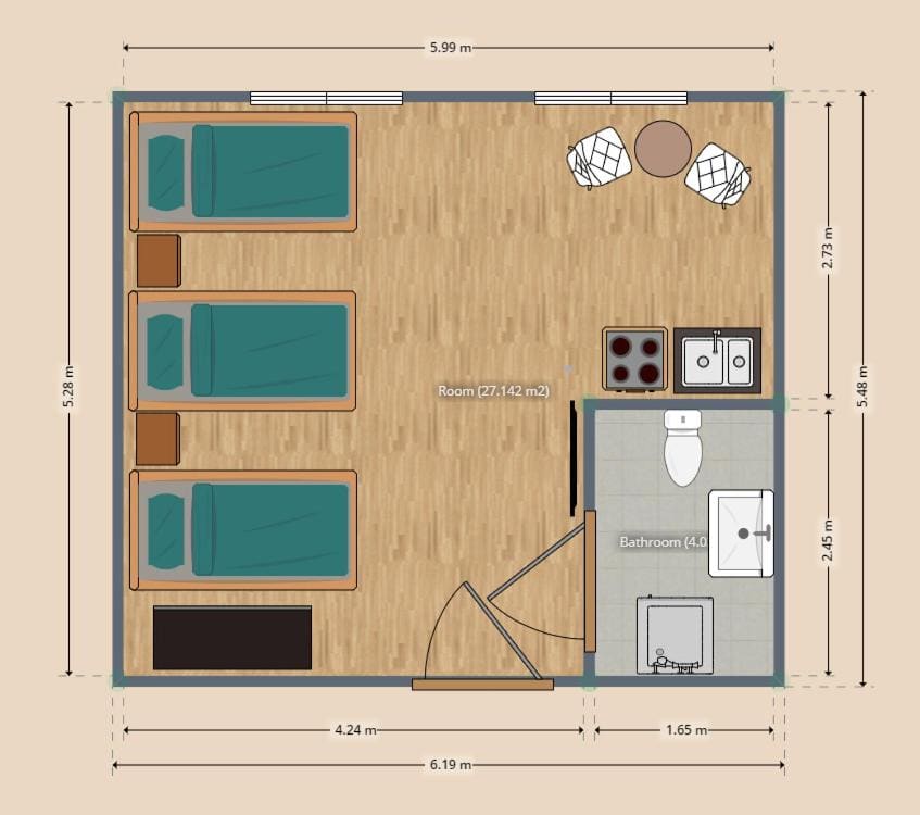 Triple Room with Bathroom room - Image 1