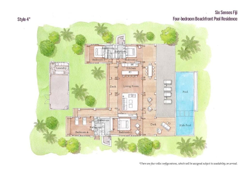 Four Bedroom Beachfront House with Private Pool room - Image 1
