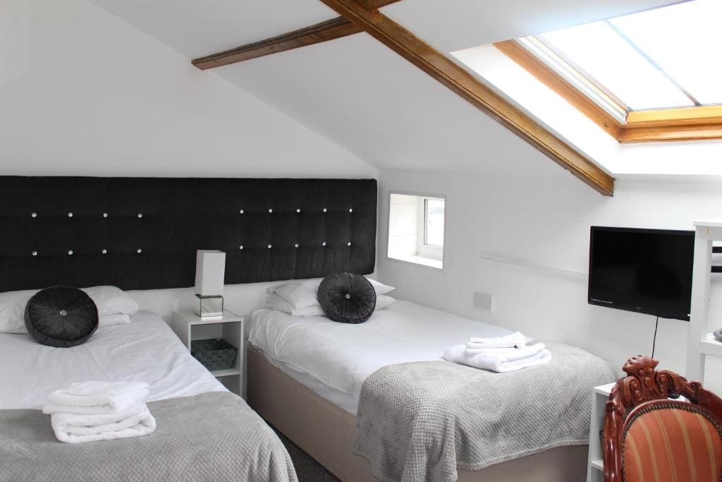 Deluxe Twin Room with River View & Skylight room - Image 3
