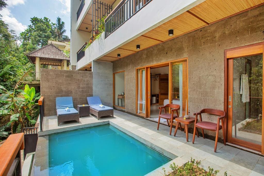 Suite Twin with Private Pool and Jungle View room - Image 3