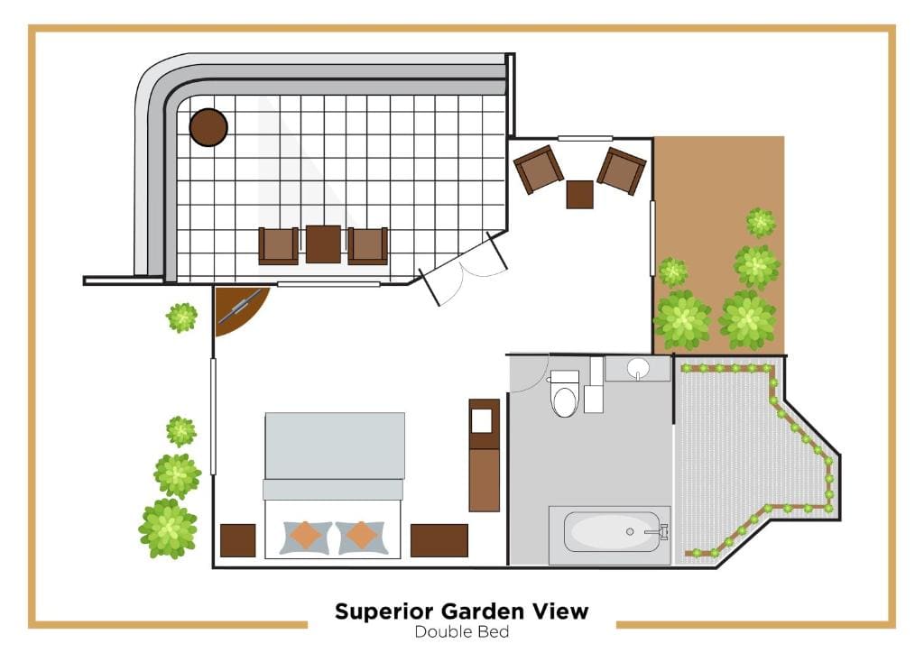 Deluxe Room with Garden View room - Image 1