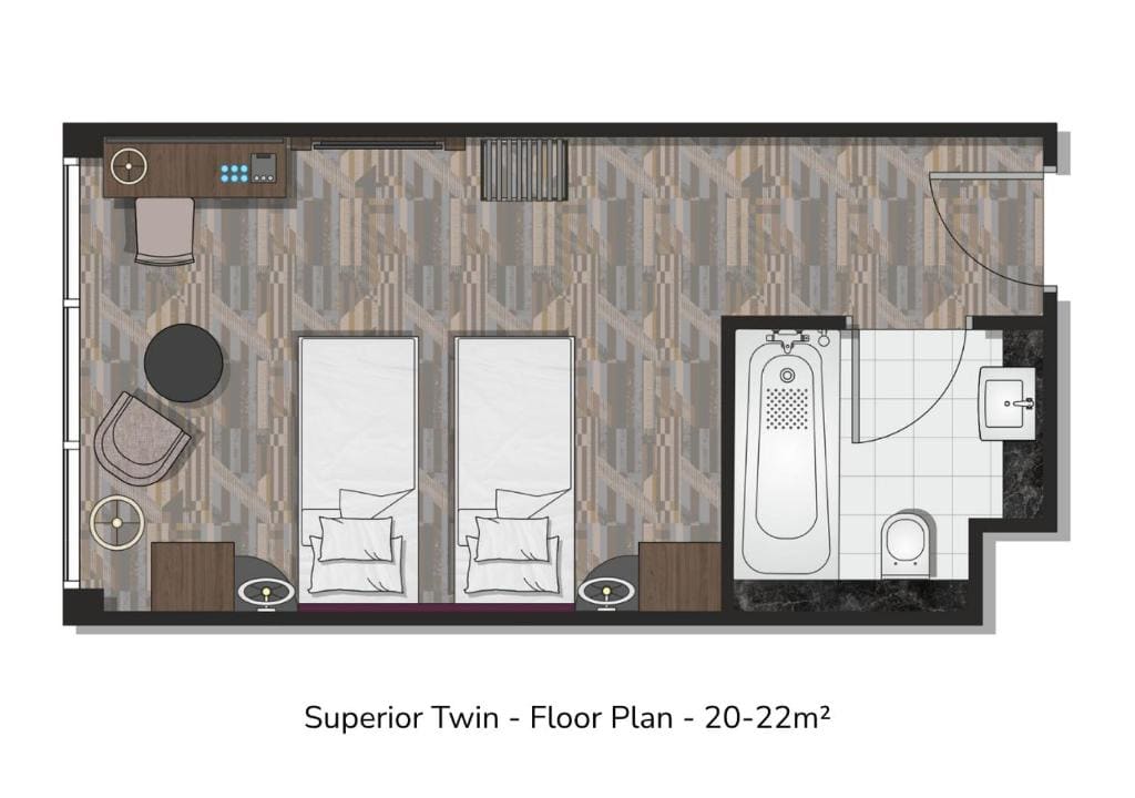 Superior Twin Room room - Image 2