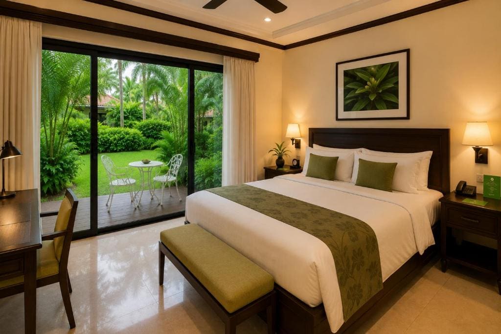 Superior Double Room with Garden View - 2 pint beer per night, 20% off on food & beverage and spa room - Image 1