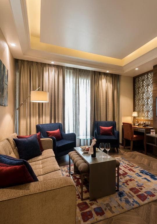 Executive Suite with 15 % OFF ON FOOD & Soft beverages/15% off on Laundry services//1+1 happy hours at Kokkinos from 6-8 pm on IMFL drinks// INR 500 SPA discount room - Image 2