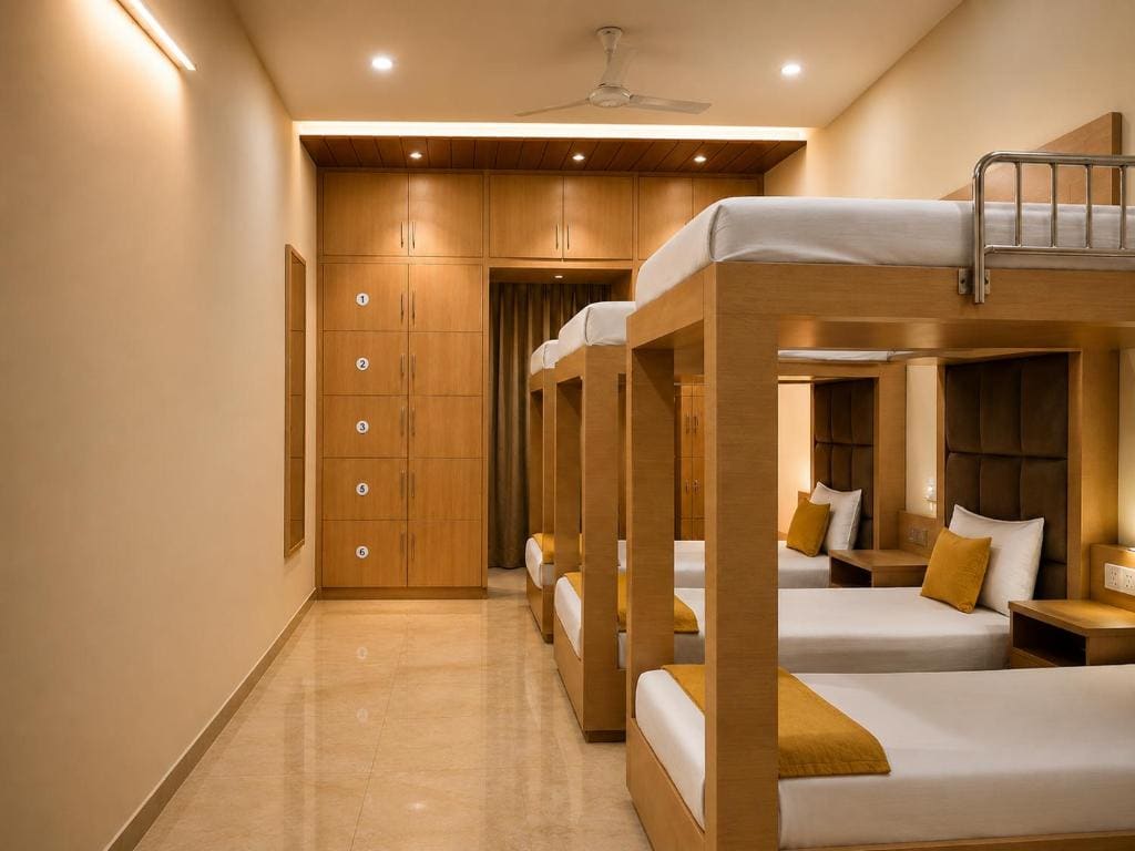 Bunk Bed in Male Dormitory Room room - Image 1