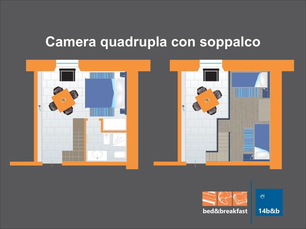 Quadruple Room - Split Level room - Image 2
