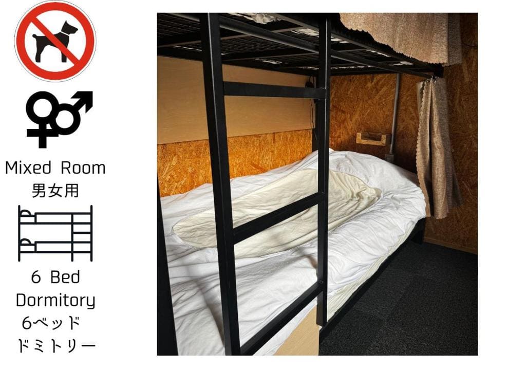 Bed in 6-Bed Mixed Dormitory Room room - Image 2