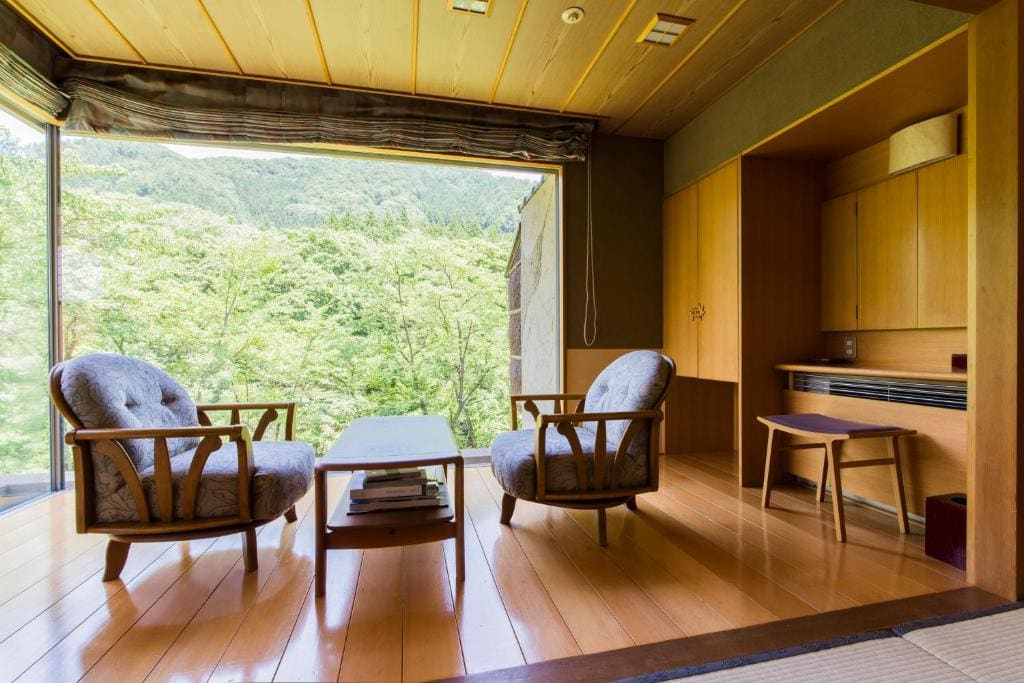 Japanese-Style Deluxe Room with Open-Air Bath room - Image 2
