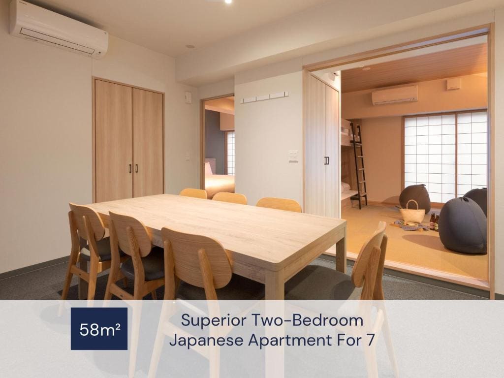 Superior Two-Bedroom Japanese Apartment For 7 room - Image 1