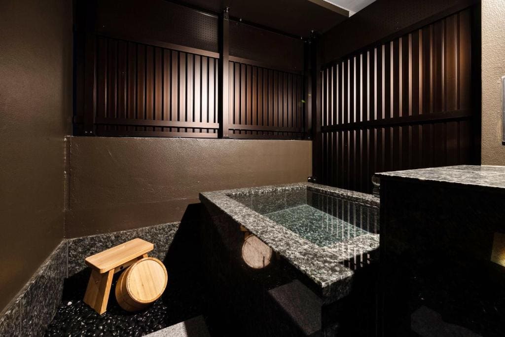 Japanese-Style King Bed Room with Partially Open-Air Bath room - Image 3