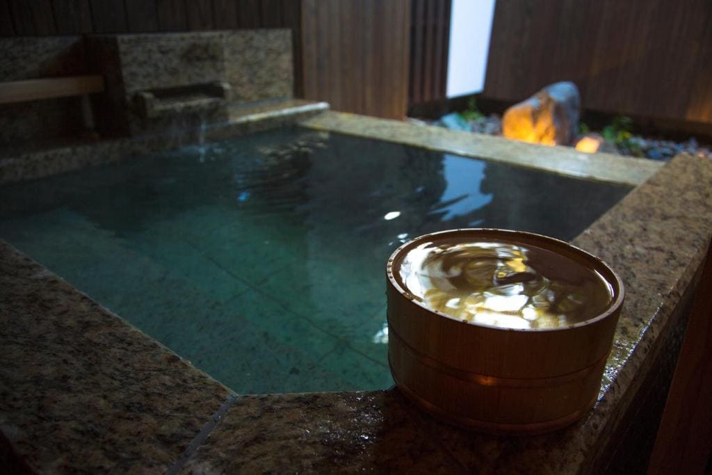 Twin Room with open-air bath & terrace TYPE C - Non-Smoking (Lower ground floor) room - Image 2