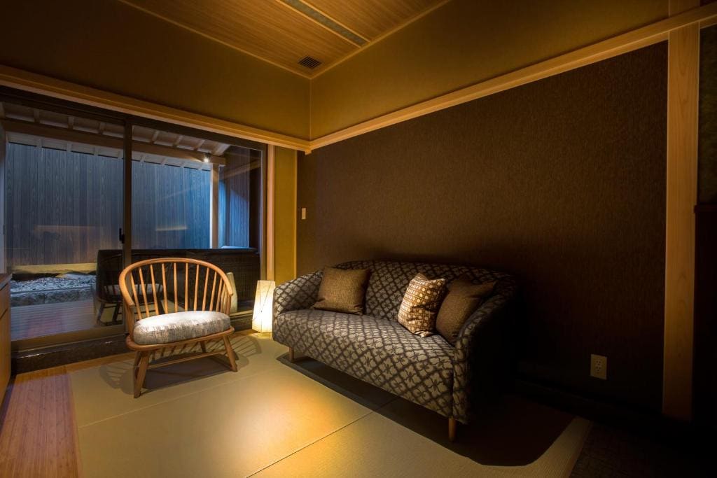 Twin Room with open-air bath & terrace TYPE C - Non-Smoking (Lower ground floor) room - Image 3