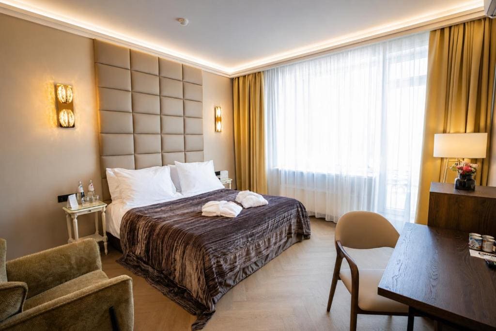 Deluxe Double or Twin Room with Sea View Terrace with Sea Wellness SPA Access room - Image 1