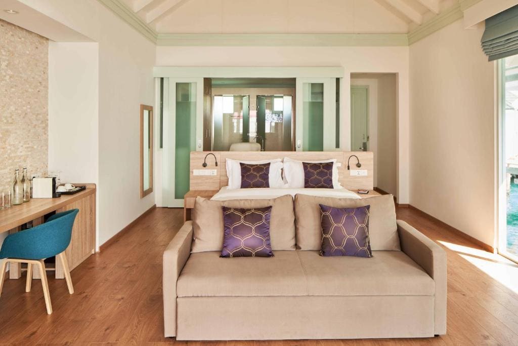 Two Bedroom Lagoon Villa with Pool + Slide - Free shared seaplane for 2 guests, minimum 7-night stay room - Image 1