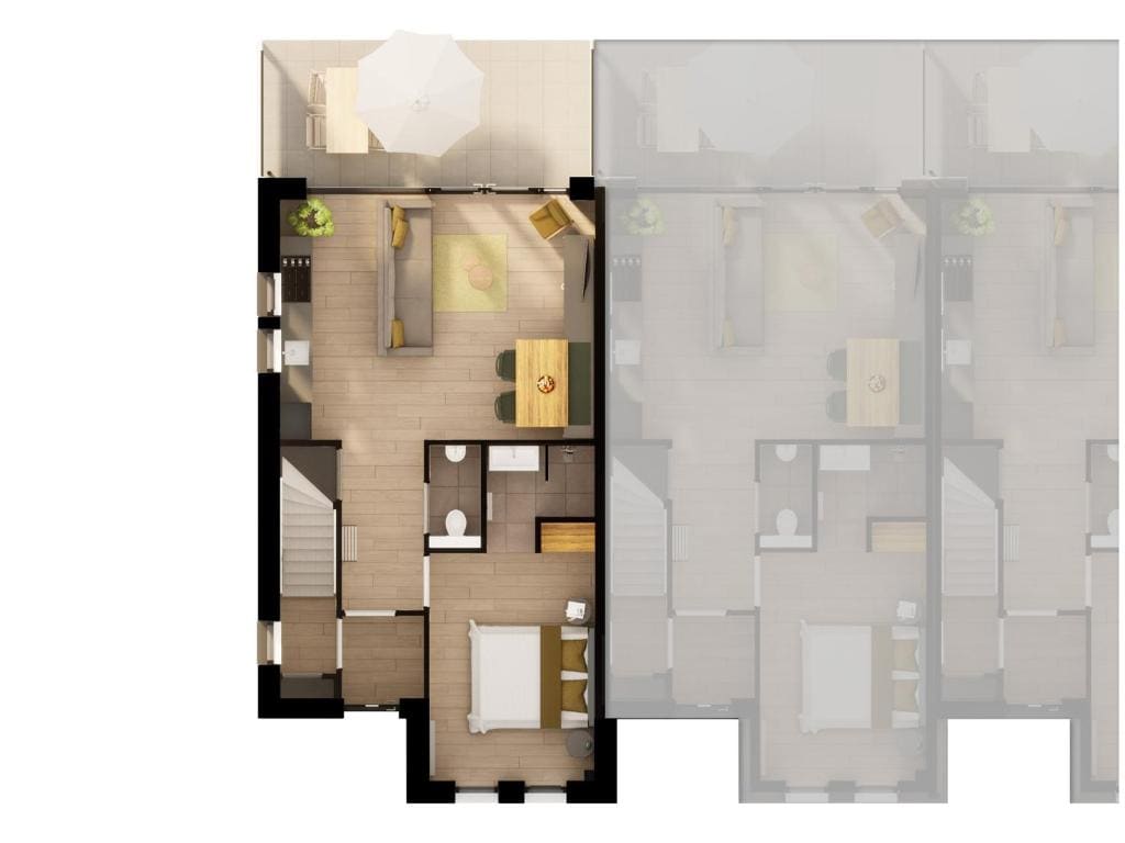 Apartment One Bedroom room - Image 2