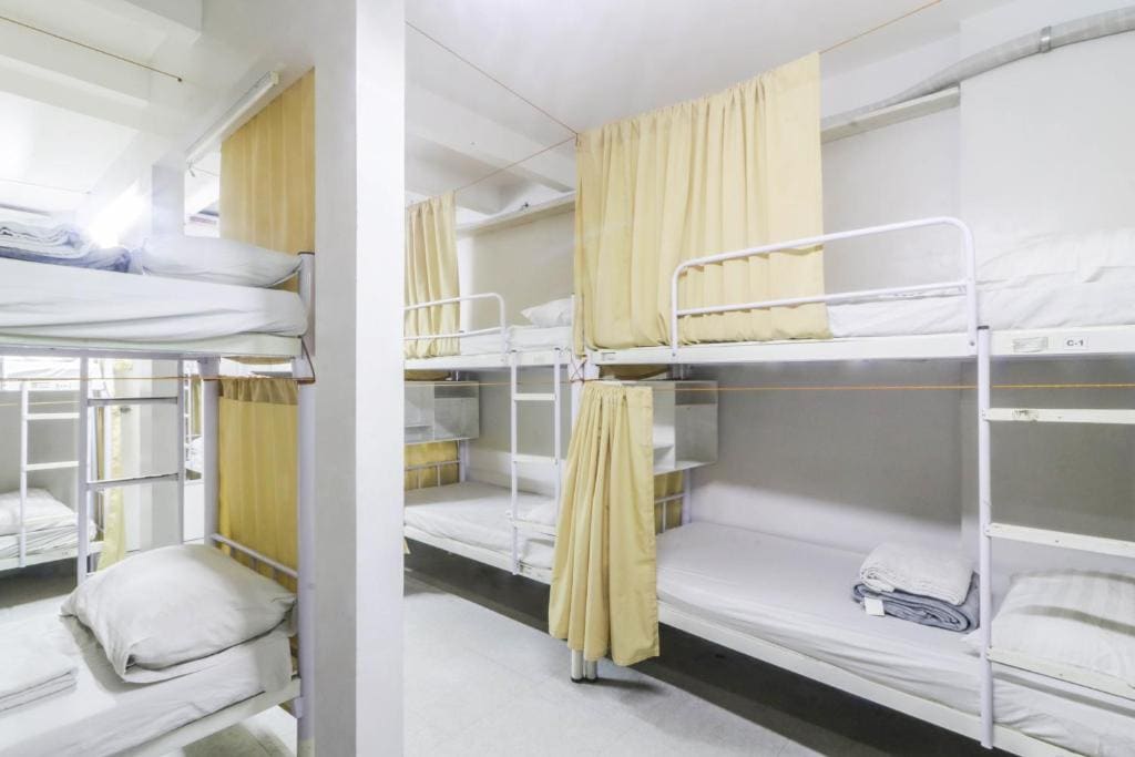 Bed in Male Dormitory Room room - Image 1