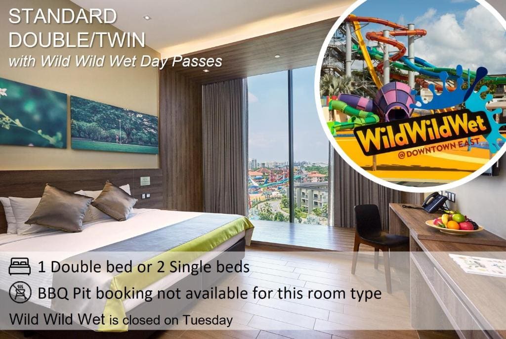 Standard Double or Twin Room with Wild Wild Wet Park Tickets room - Image 1