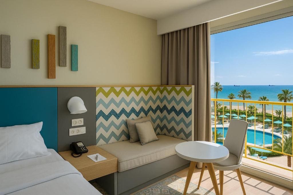 Guest room, 2 Twin/Single Bed(s), Sea view, Balcony room - Image 3