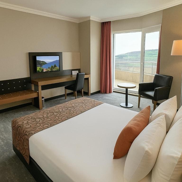 Deluxe King Valley and Partial Sea View Non Smoking room - Image 3