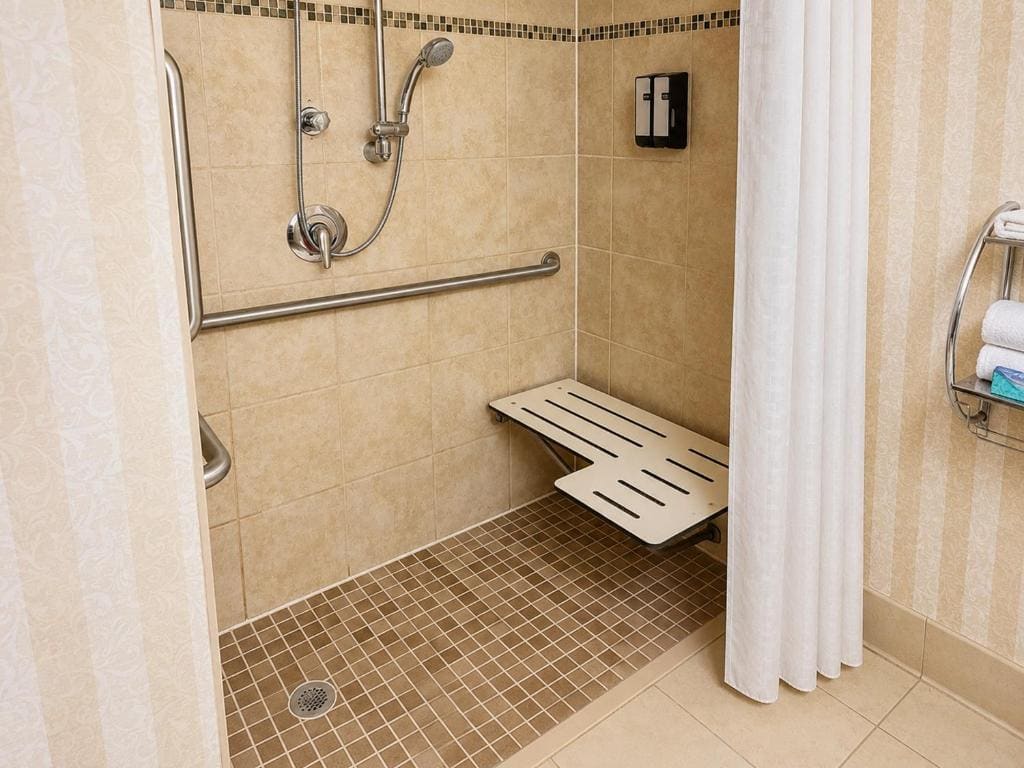 King Room with Roll-In Shower - Accessible/Non-Smoking room - Image 1