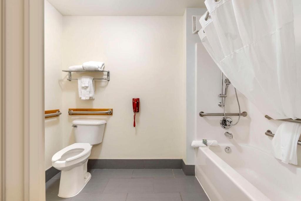 Queen Room with Roll-in Shower - Non-Smoking/Mobility Access room - Image 2