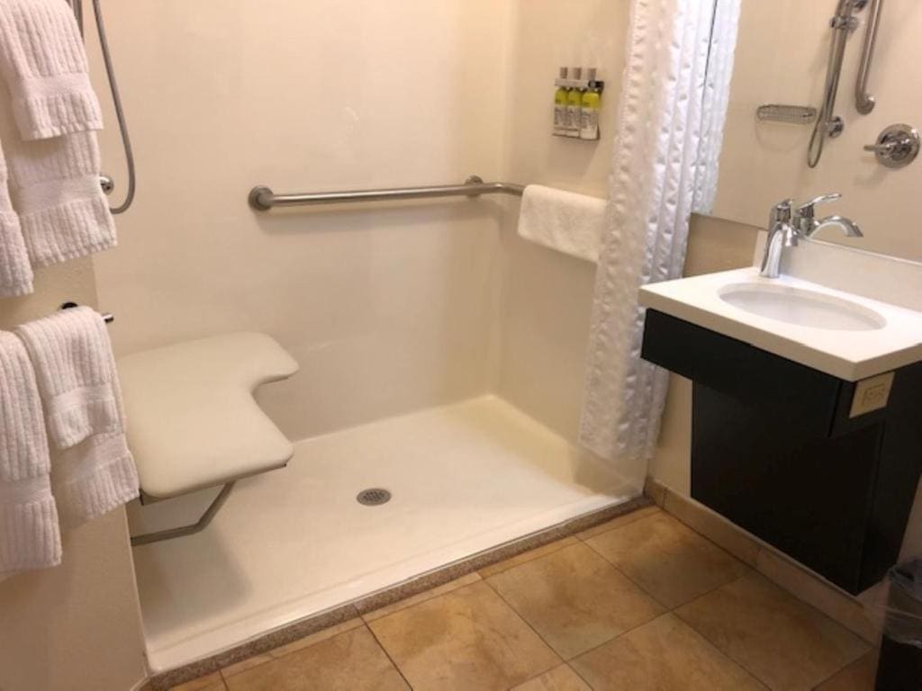 Queen Studio Suite with Roll In Shower - Mobility Accessible room - Image 3
