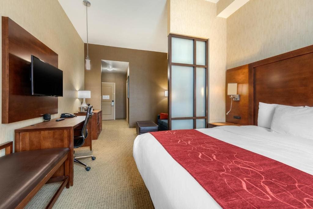 Suite, 1 King Bed with Sofa Bed, Accessible Tub, Non Smoking room - Image 1