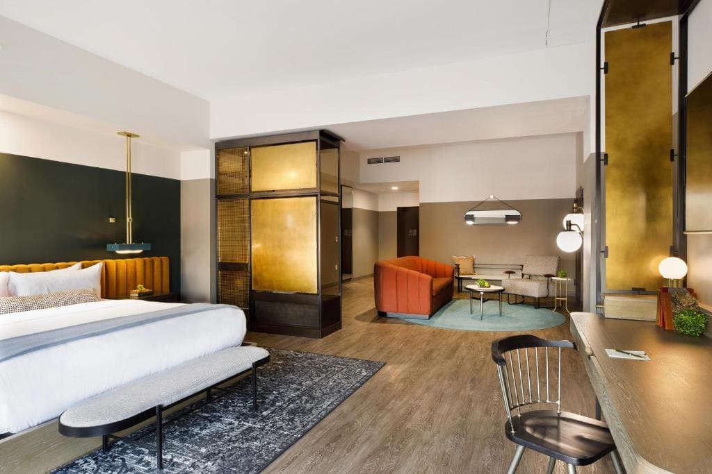 Deluxe King Room with Sofa Bed room - Image 2