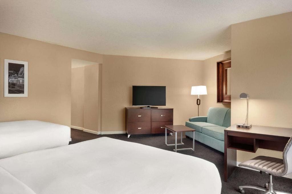 Corner Queen Room with Two Queen Beds room - Image 1