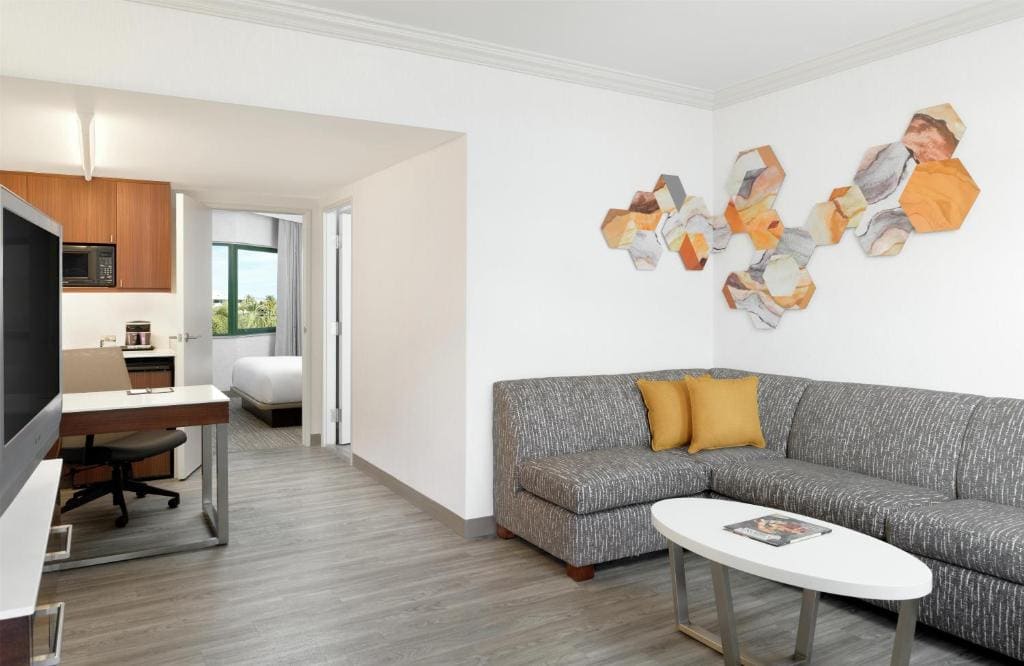 Premium King Suite with Sofa Sleeper - Living Room room - Image 1