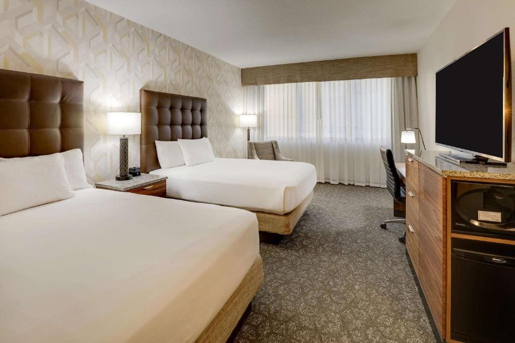 Deluxe Room with Two Queen Beds - Accessible, Roll-in Shower room - Image 1