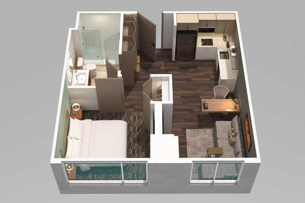 One-Bedroom King Suite with Sofa Bed room - Image 3