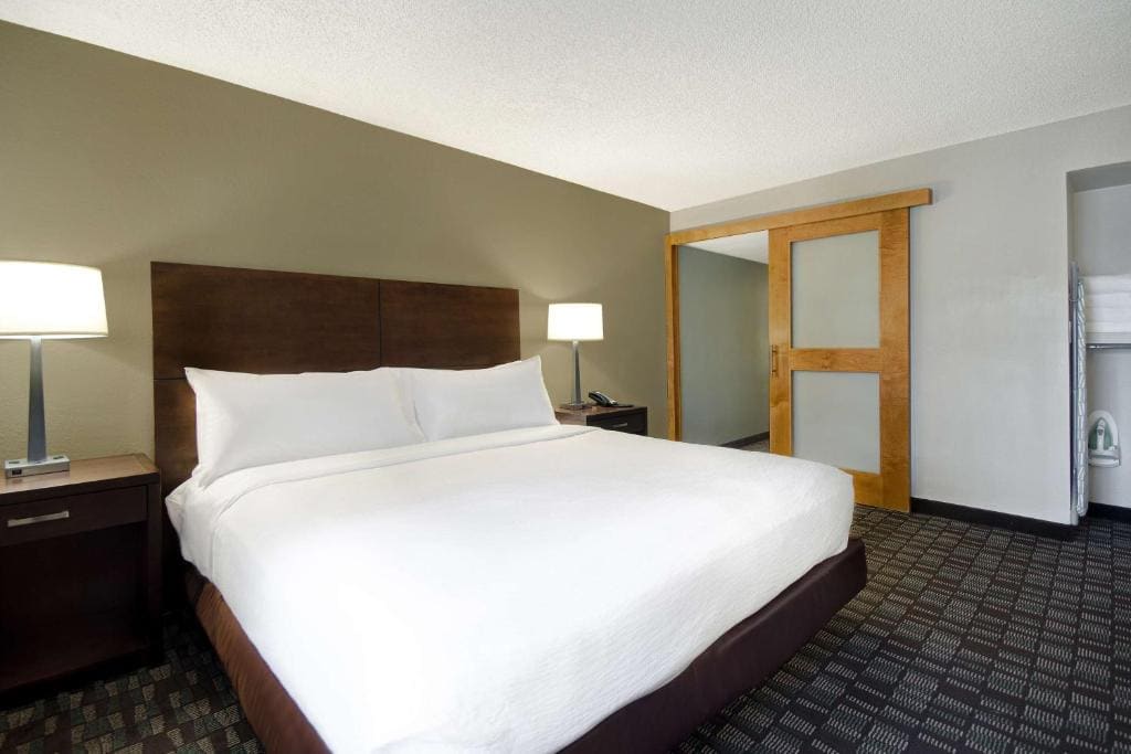 King Room with Disability/Hearing Accessible with Roll-in Shower room - Image 2