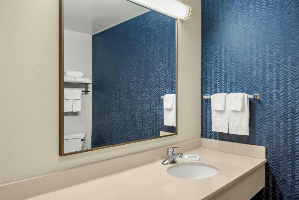 One-Bedroom King Suite with Roll-In Shower - Mobility Access/Hearing Accessible room - Image 3