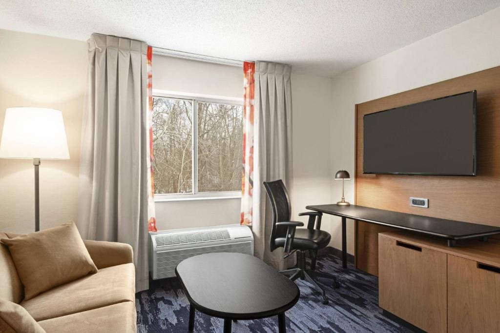 Studio with King Bed, Media Center and Sofa Bed - Hearing Accessible room - Image 3