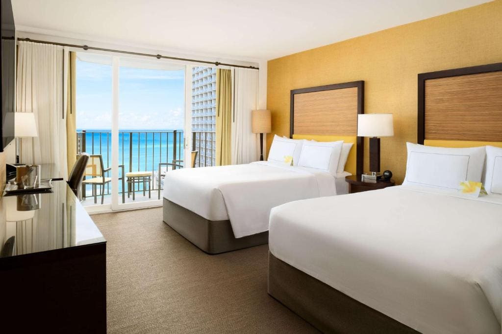 Deluxe Queen Room with Two Queen Beds and Ocean View room - Image 1
