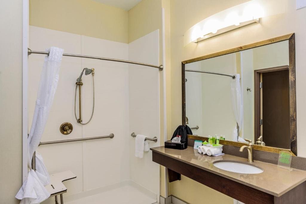 Standard Queen Room with Two Queen Beds and Mobility Accessible Roll-In Shower room - Image 3