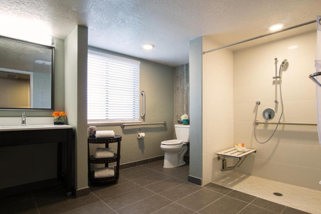 King Room with Roll-In Shower - Disability Access room - Image 3