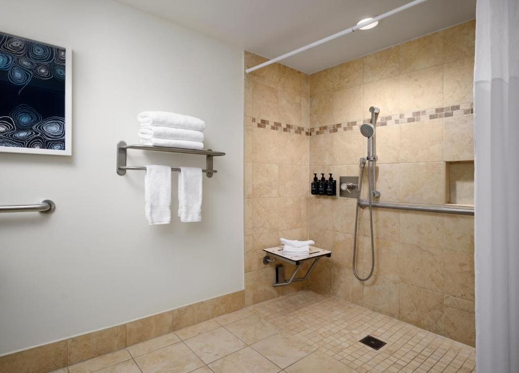 King Room with Roll In Shower - Non-Smoking room - Image 1